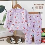 💯 PURE COTTON QUALITY KIDDIES LONG TOP AND TROUSER PYJAMAS 13(Ember 2026) - Image 13