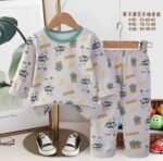 💯 PURE COTTON QUALITY KIDDIES LONG TOP AND TROUSER PYJAMAS 13(Ember 2026) - Image 10