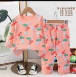 💯 PURE COTTON QUALITY KIDDIES LONG TOP AND TROUSER PYJAMAS 13(Ember 2026) - Image 6