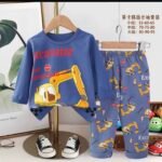 💯 PURE COTTON QUALITY KIDDIES LONG TOP AND TROUSER PYJAMAS 13(Ember 2026) - Image 15