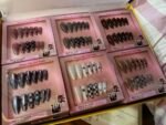 BEAUTIFUL CLASSY FRENCH TIP CHECK BOARD AND STAR DESIGN CAT EYE 👁️ GLITTERING PRESS ON NAIL(We have beautiful colors,we will pick randomly) - Image 3