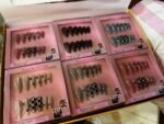 BEAUTIFUL CLASSY FRENCH TIP CHECK BOARD AND STAR DESIGN CAT EYE 👁️ GLITTERING PRESS ON NAIL(We have beautiful colors,we will pick randomly) - Image 4