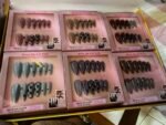 BEAUTIFUL CLASSY FRENCH TIP CHECK BOARD AND STAR DESIGN CAT EYE 👁️ GLITTERING PRESS ON NAIL(We have beautiful colors,we will pick randomly) - Image 5