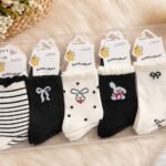 5PAIRS BEAUTIFUL FASHION SOCKS AGE 6-8(Ember 2026)RANDOM SELECTION