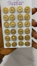QUALITY NON TARNISH GOLD REPLICA SUNBELLE CLASSY EARRING DSG 15 - Image 2